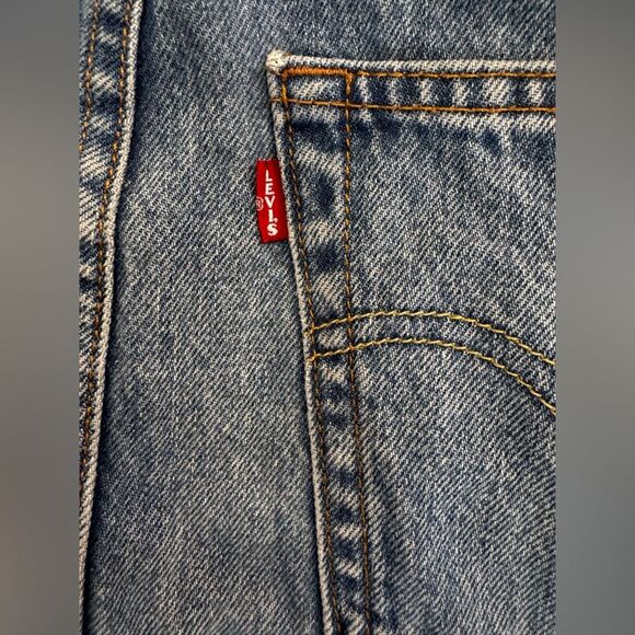 🛍️ Levi’s Button Fly Denim Mini Skirt sz 31 - Picture 4 of 10